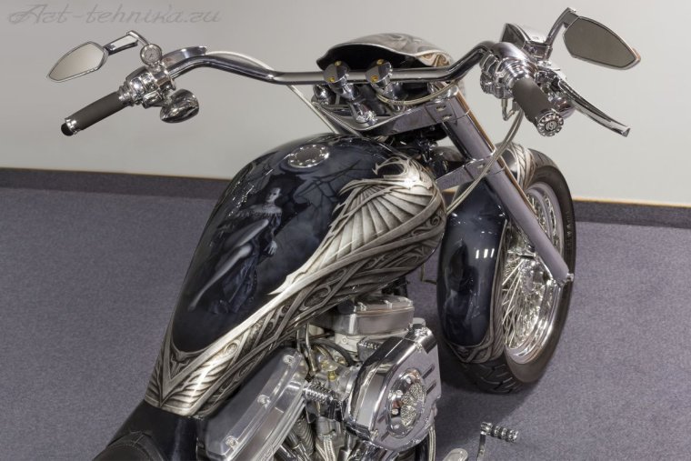 Аэрография на Харлее