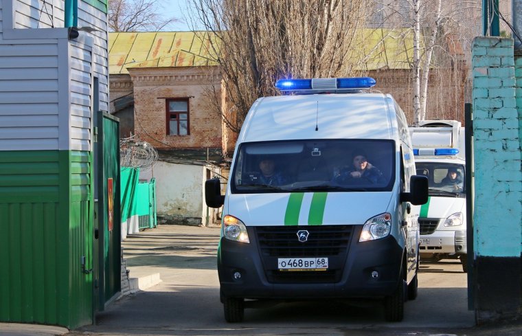 Автозак ФСИН С мигалками