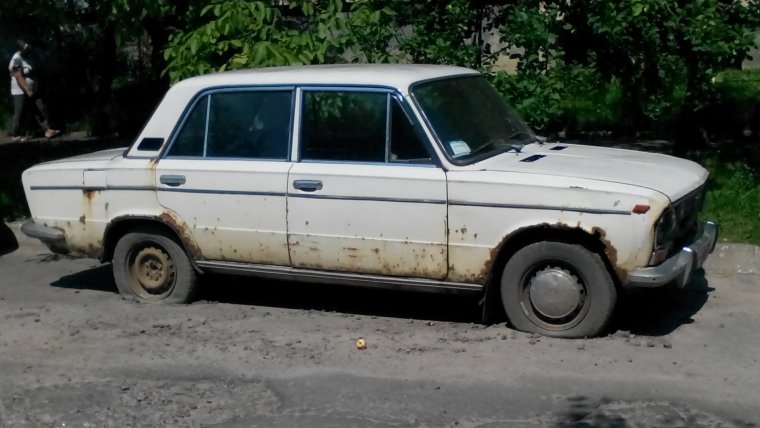 Заброшенные машины Жигули