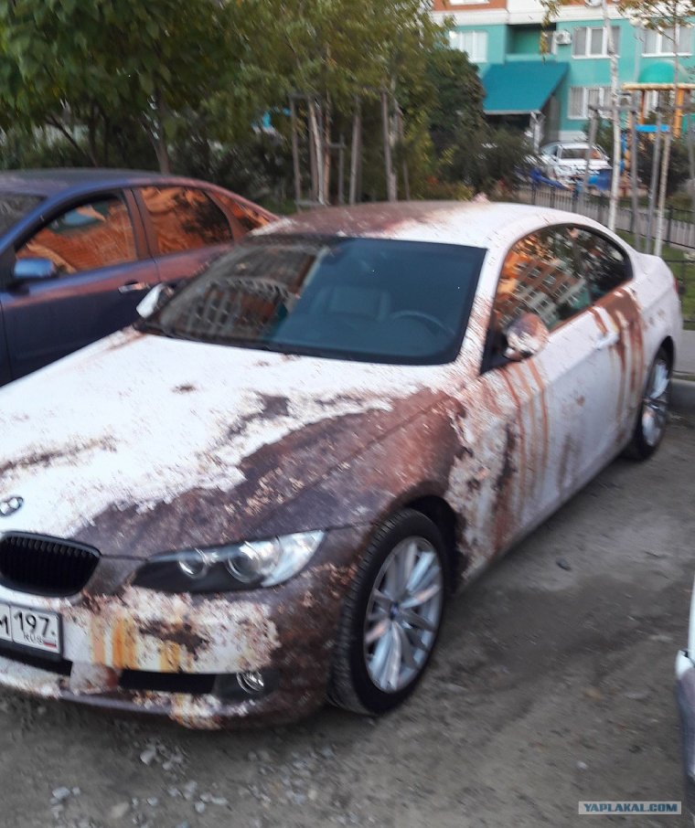 Ржавая покраска авто