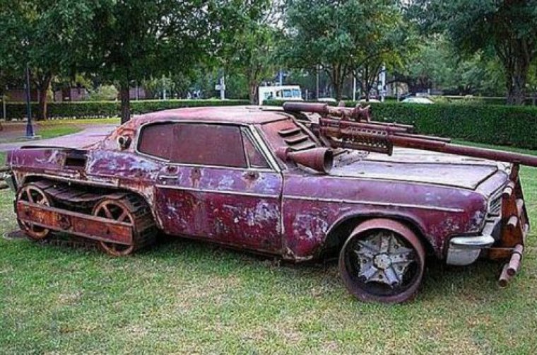 Раздолбанная машина