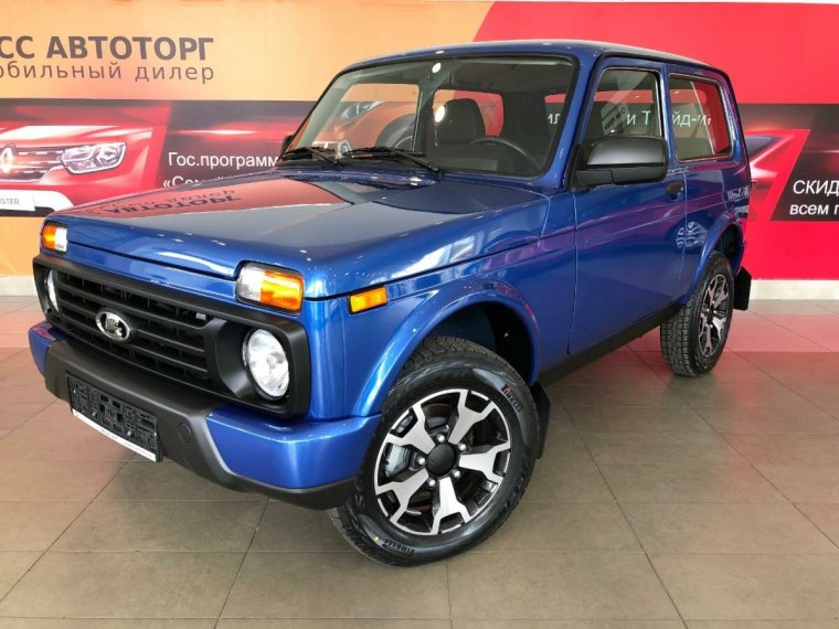 Нива Урбан 2019 голубая Планета