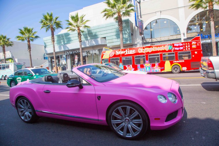 Porsche Cabriolet фуксия