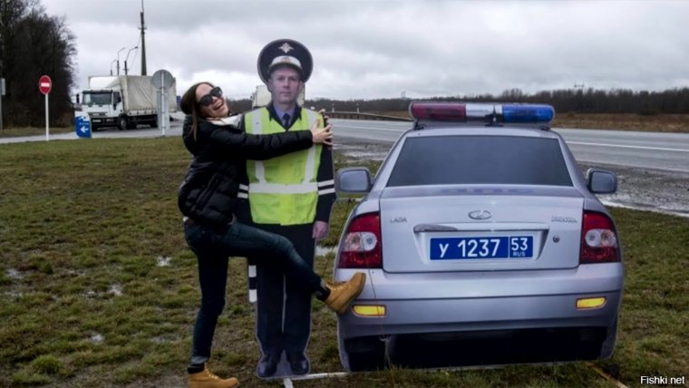 Машина ГИБДД муляж