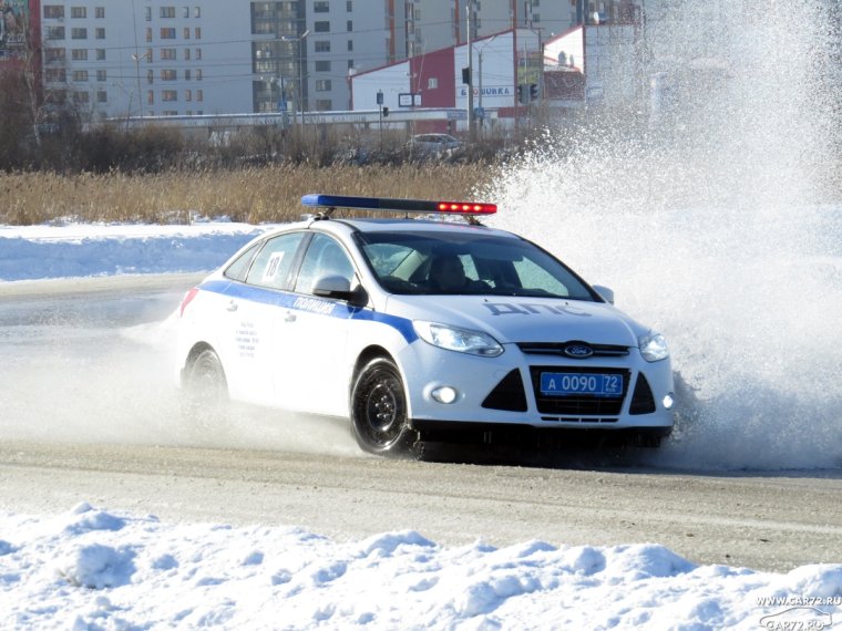 «Спецоперация «лёд» (полицейский дрифт в Тюмени