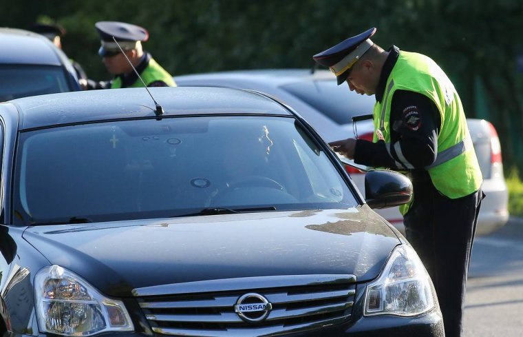 Остановили ДПС