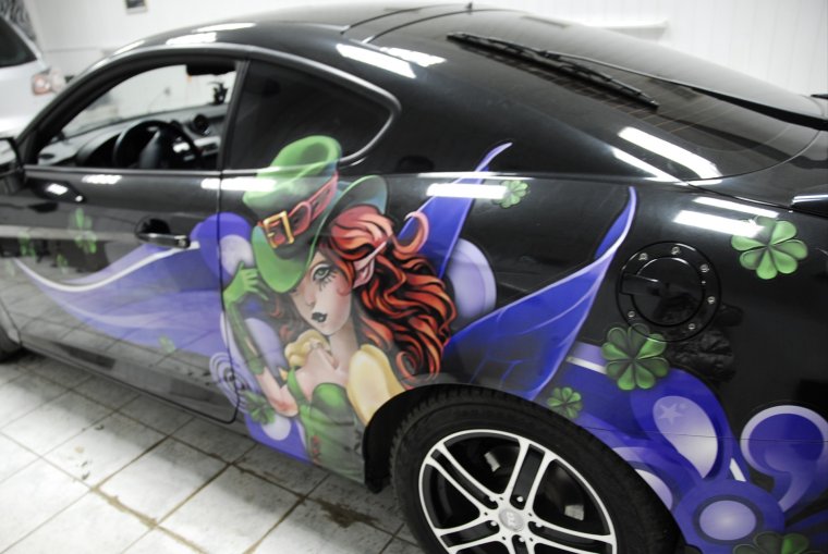 Японские машины с аэрографией