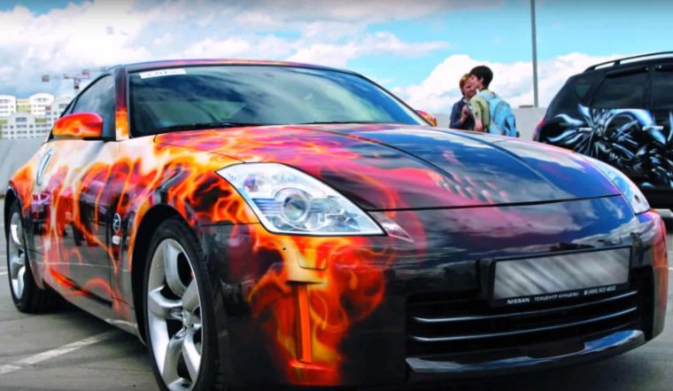 Аэрография на джипах