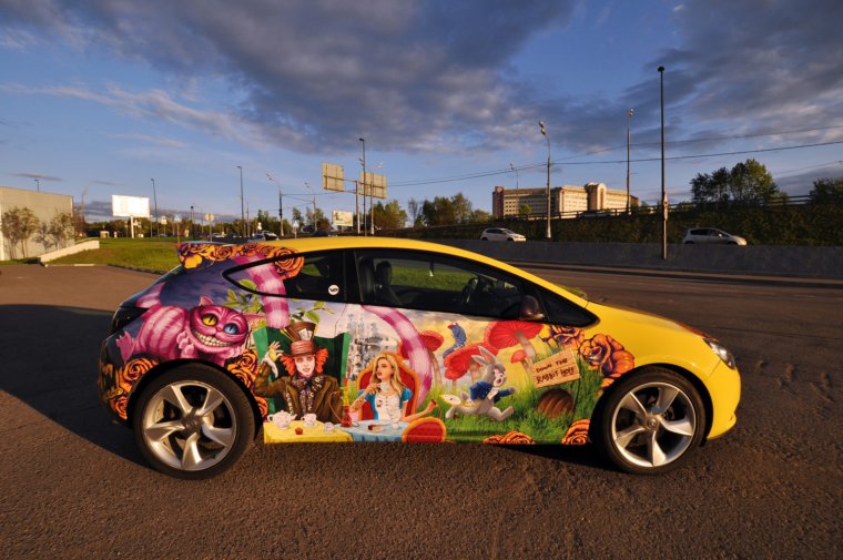 Chrysler pt Cruiser аэрография