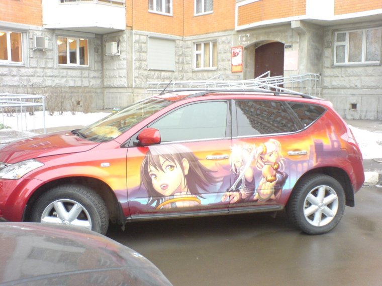 Баскетбольная аэрография на авто