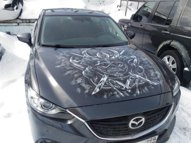 Mazda 6 аэрография