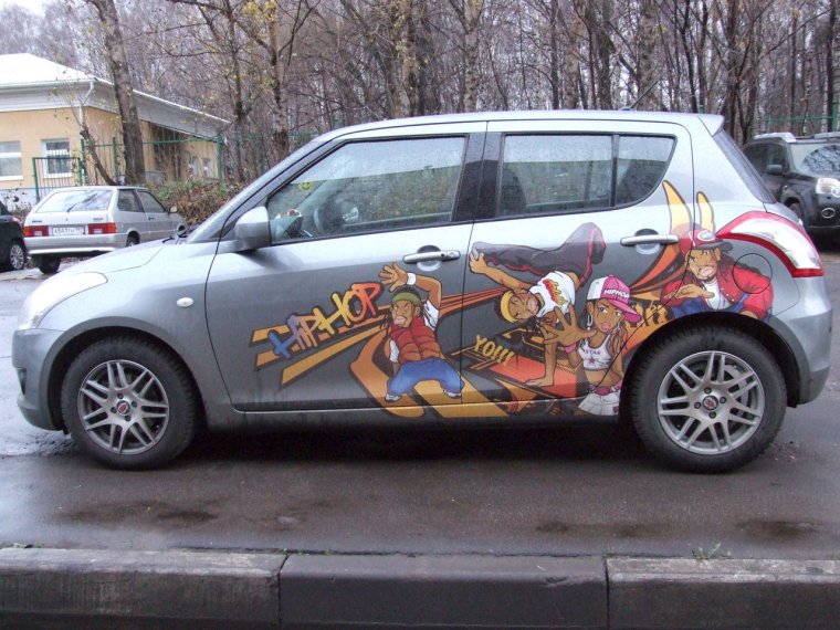 Аэрография в японском стиле