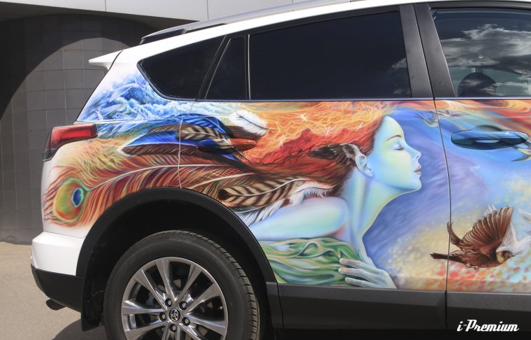 Mazda CX аэрография