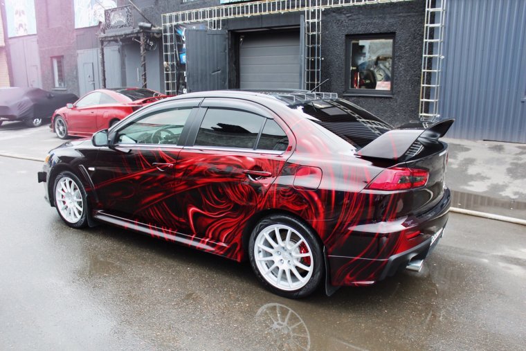 Аэрография в японском стиле