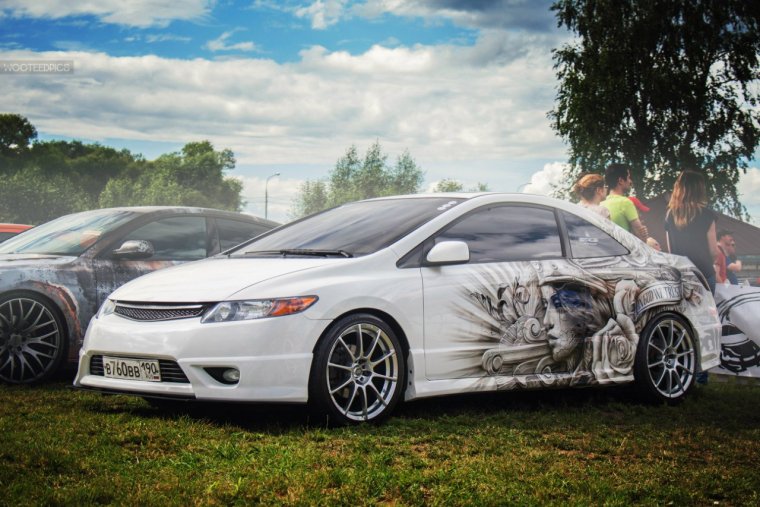 Аэрография в стиле аниме