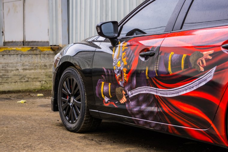 Японская аэрография на авто