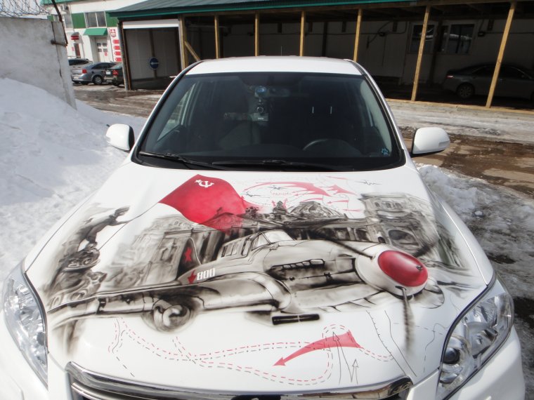 Покраска авто в японском стиле