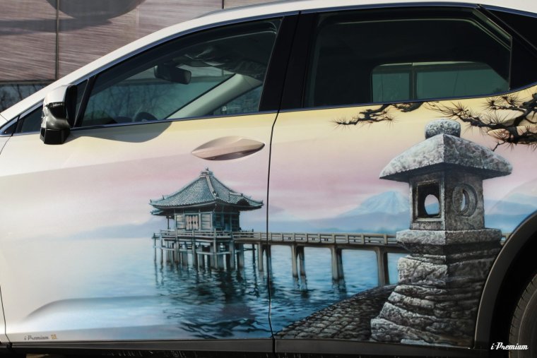 Японские машины с аэрографией