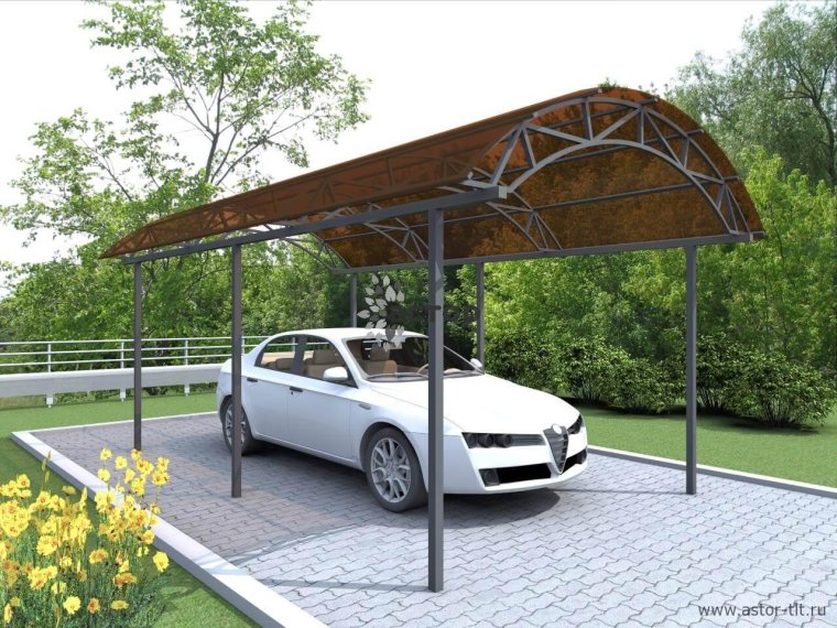Каркас для навеса под машину