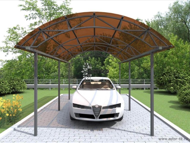 Каскадный навес для авто