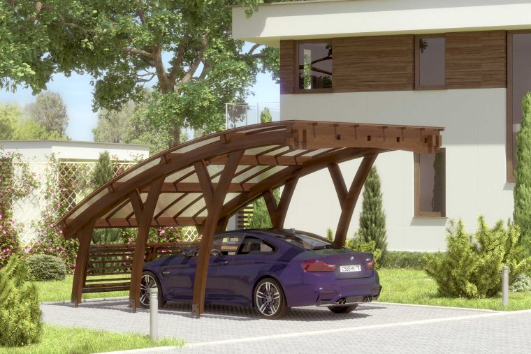 Оригинальные навесы для автомобилей