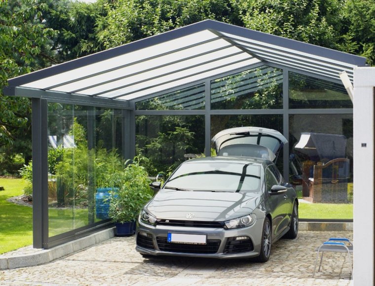 Современные навесы для автомобилей
