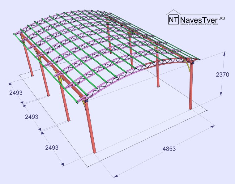 Навес для машины