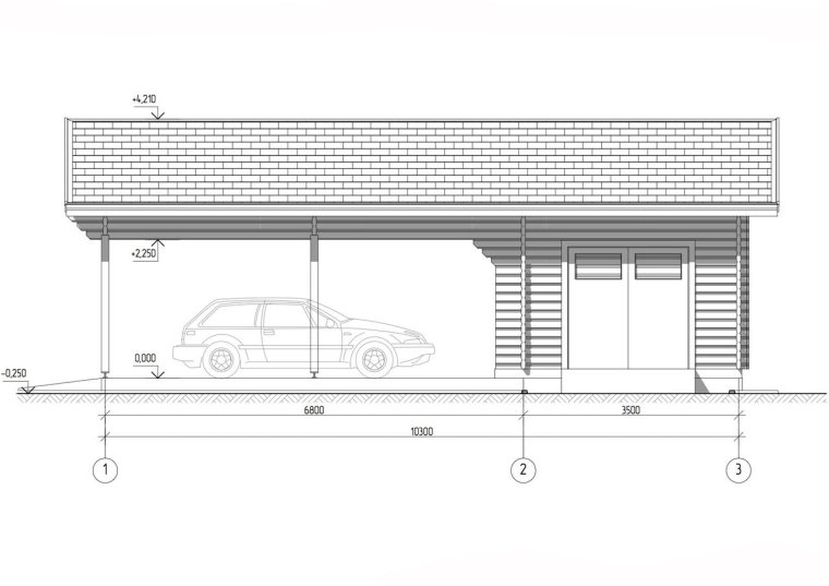 Автонавесы чертежи 6х4