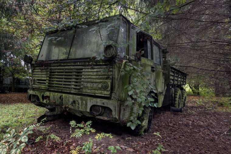 Заброшенные военные Грузовики