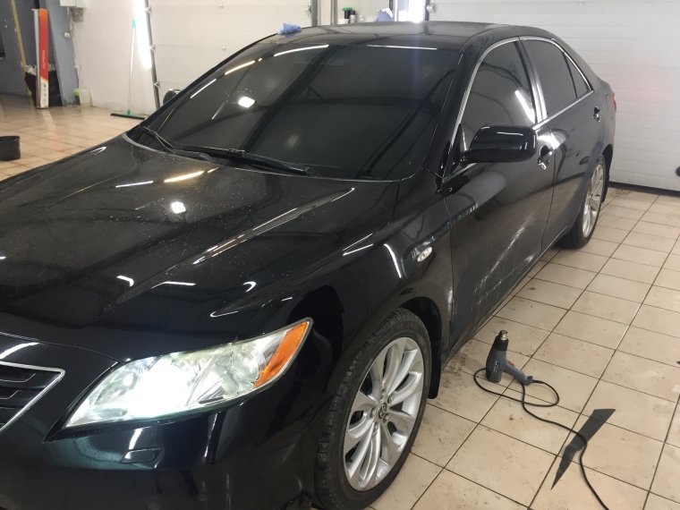 Тойота Камри 40 кузов черная тонированная