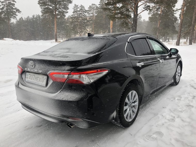 Toyota Camry xv70 зима
