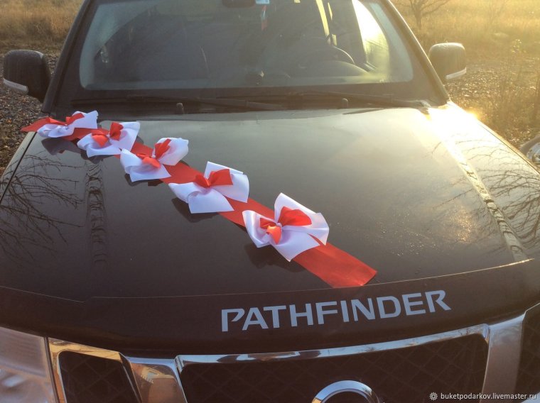 Украшение машины жениха