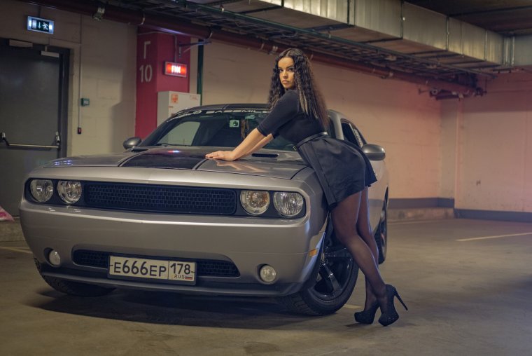 Фотосессия с машиной