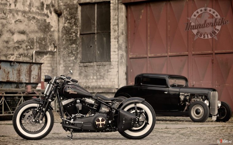 Харлей Дэвидсон хот род чоппер