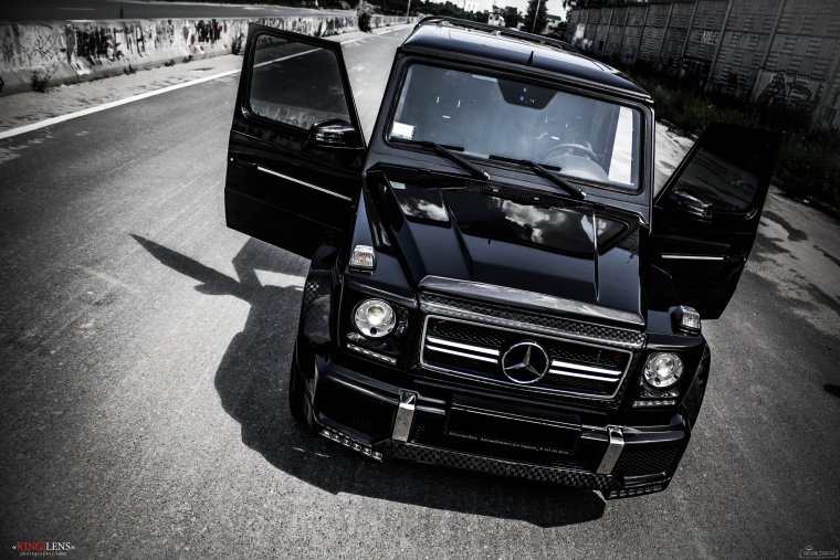 Мерседес Гелик черный Бандитский