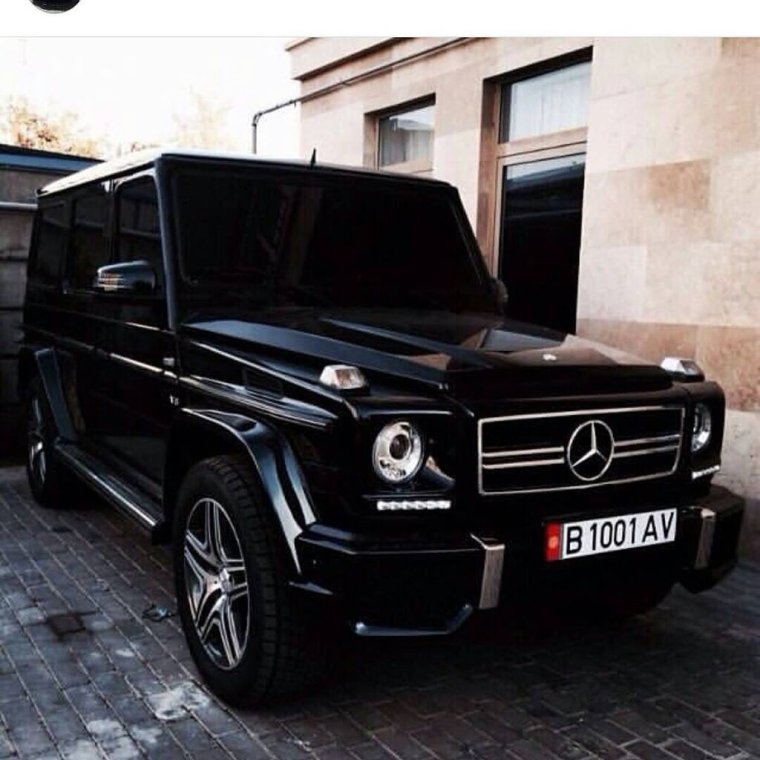 Мерседес Гелик черный Бандитский 777