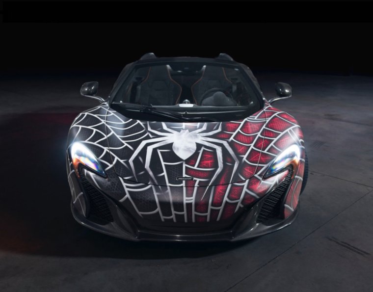 Аэрография человек паук