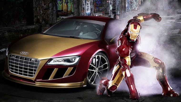 Audi r8 Iron man