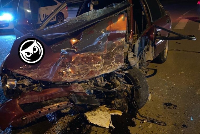 Разбит ВАЗ 2106