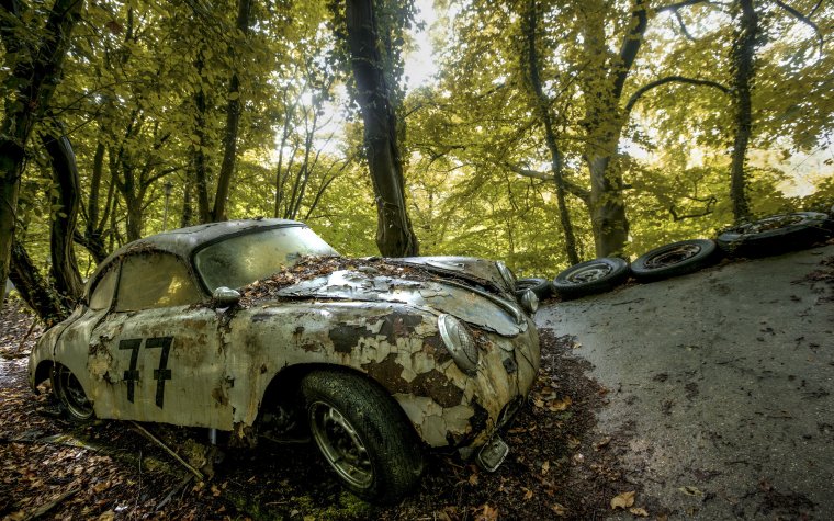 Феррари Тестаросса Разбитая