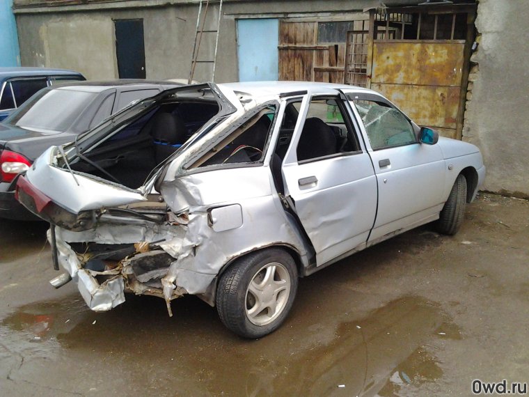 ВАЗ 2112 серая битая