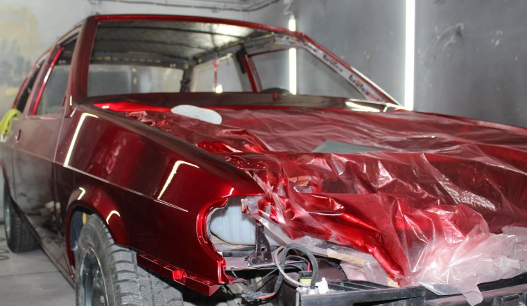 ВАЗ 2108 красный Кэнди