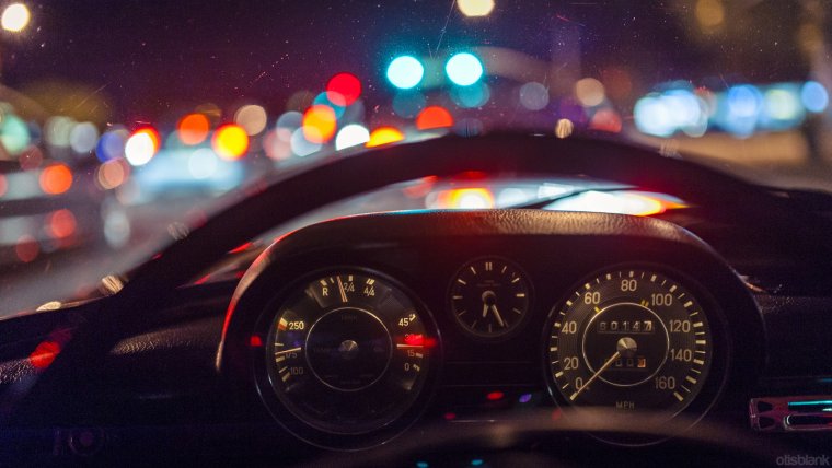 Скорость вид из машины