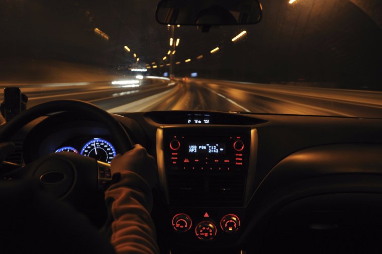 Ночная езда Вольво s60