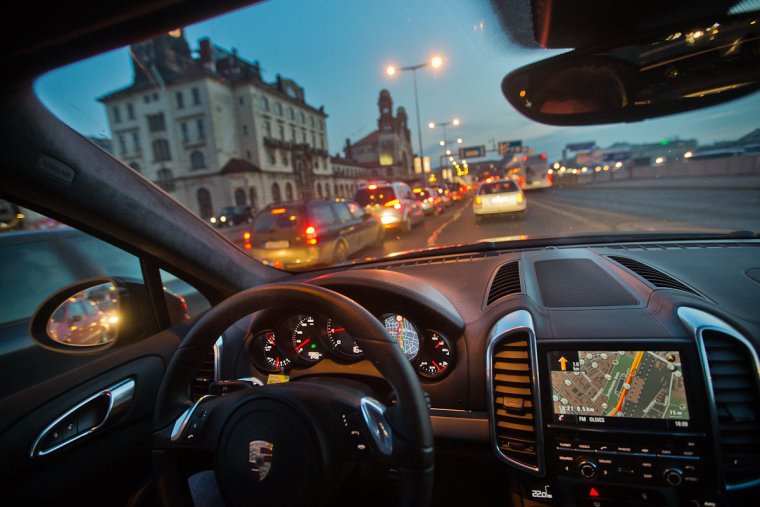 Вид из автомобиля