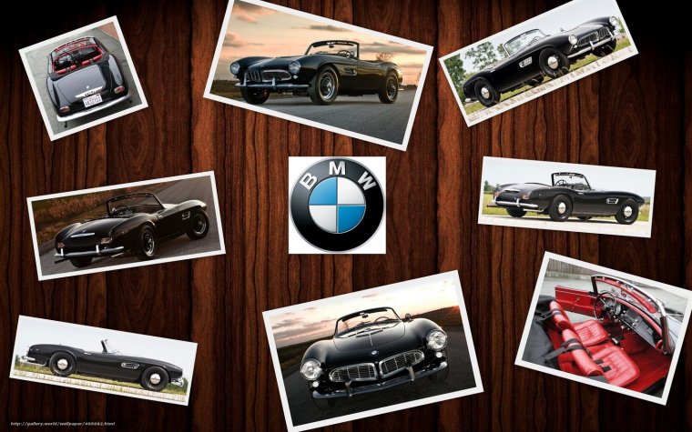 Коллаж из автомобилей