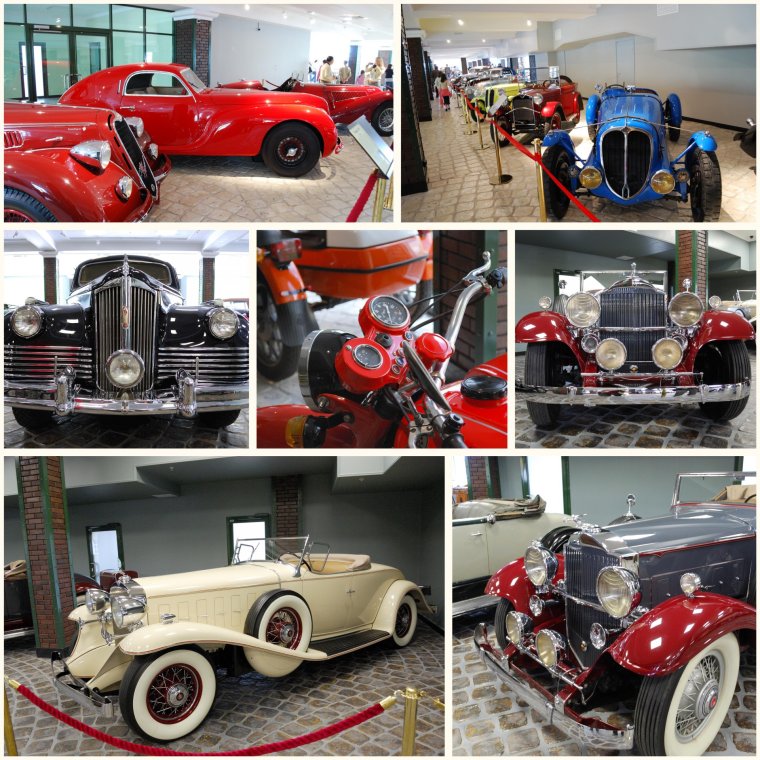 Старинные машины коллаж