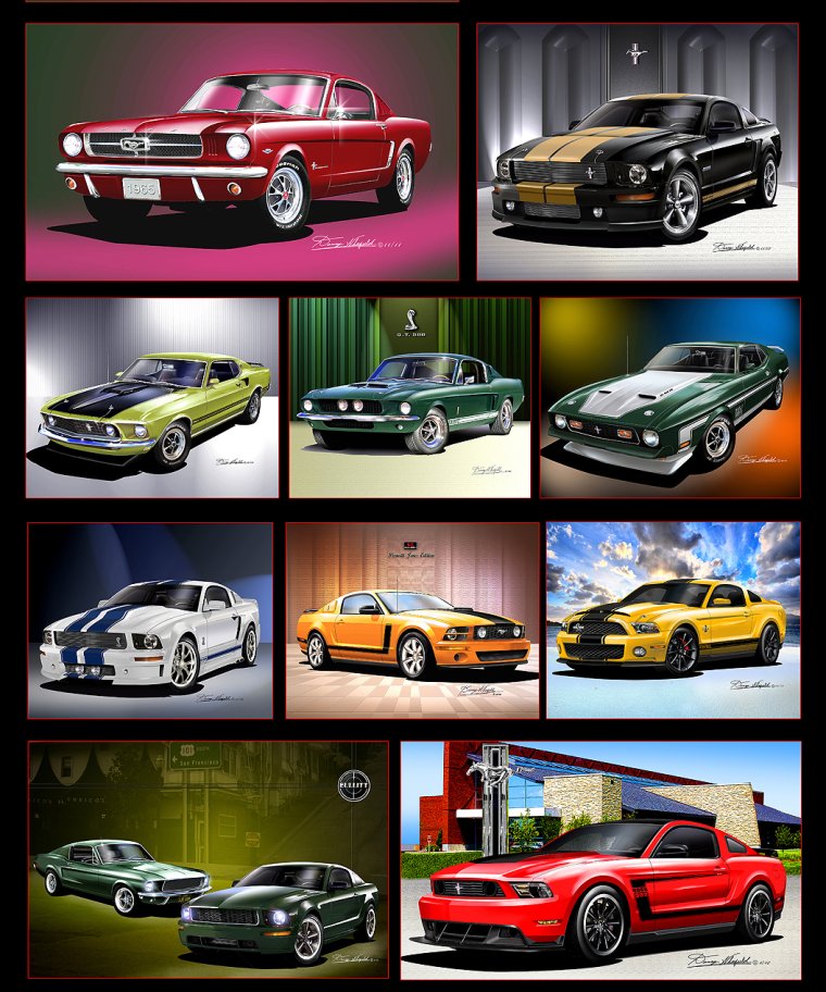 Фотоколлаж машин