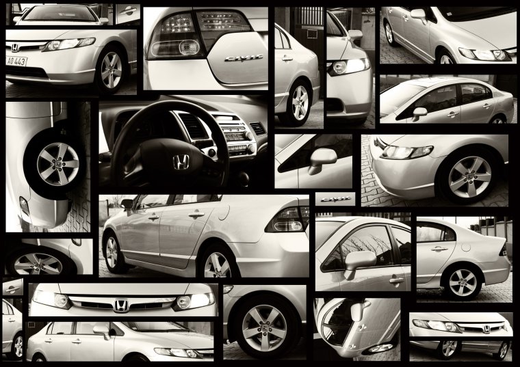 Коллаж из машин