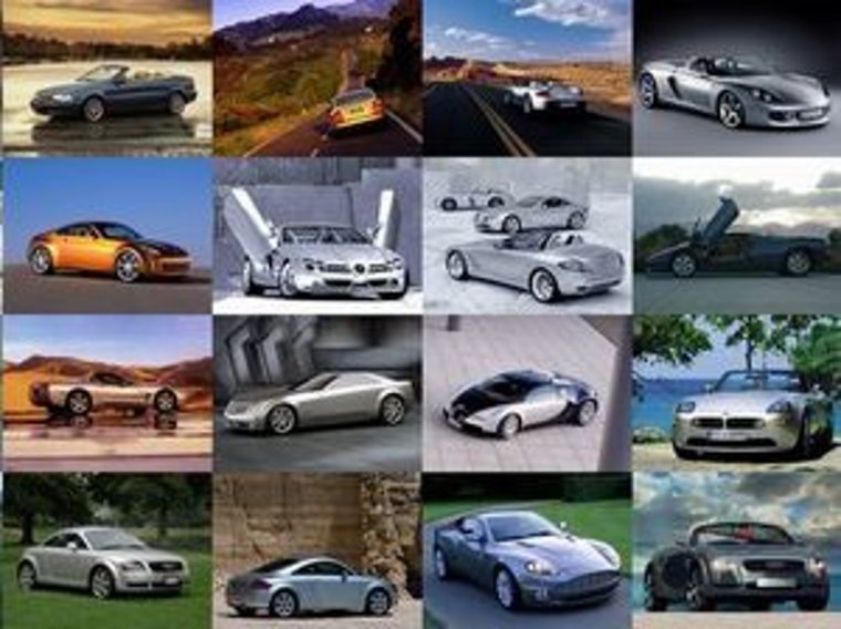 Автомобили всех видов коллаж
